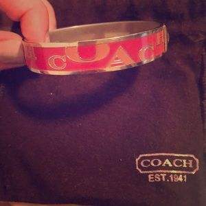 Coach signature bangle bracelet